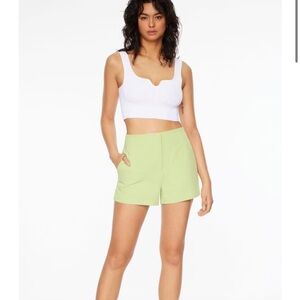 Women's Lime Green Shorts
